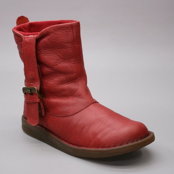 Dr. Martens | Shoes | Dr Martens Ladies 8 Us Mel Tana Slouch Red | Poshmark